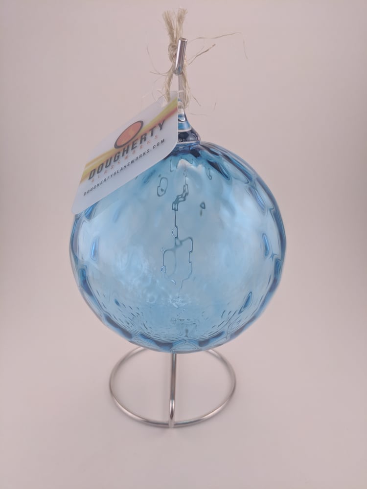 Image of Solar Orb Ornament - Aquamarine