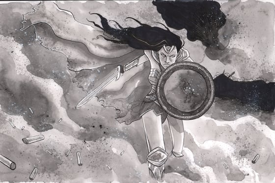 Image of WONDER WOMAN ORIGINAL ART