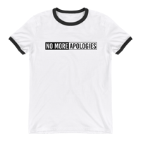 Image 3 of No More Apologies "New Logo" (Unisex Crew Neck Black Trim) Shirt