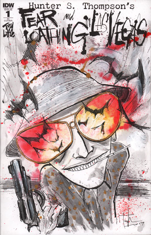 Image of FEAR & LOATHING #1 PAINTED SKETCH COVER 01