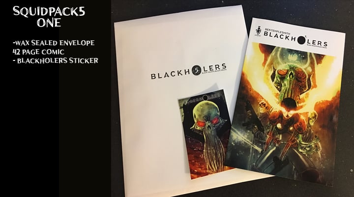 Image of BLACKHOLERS BOOK #5 & SQUIDPACKS