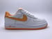 Image of NIKE AIR FORCE 1 (GS) "WHITE/CANYON GOLD"