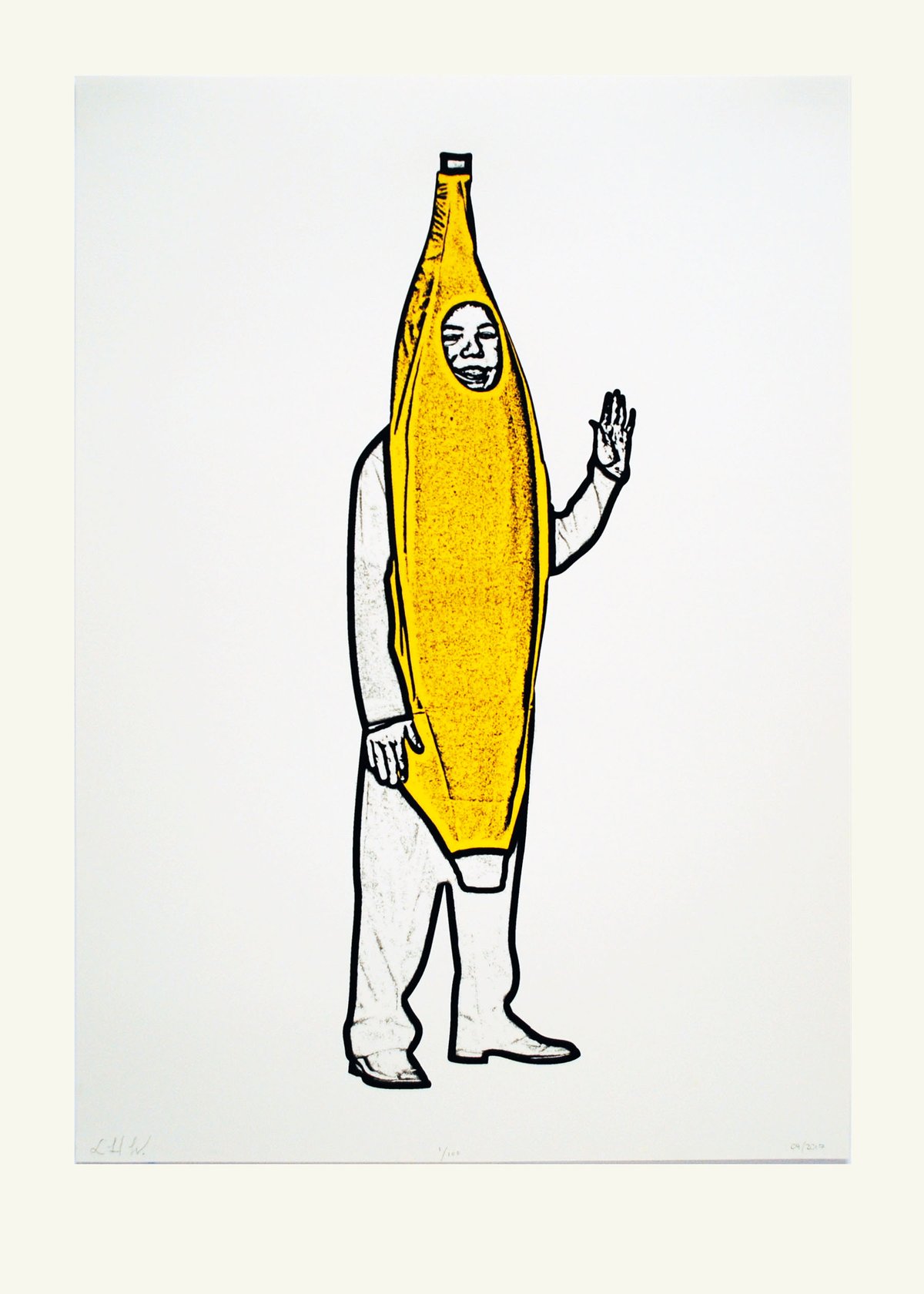 Image of Banana Icon Screen Print