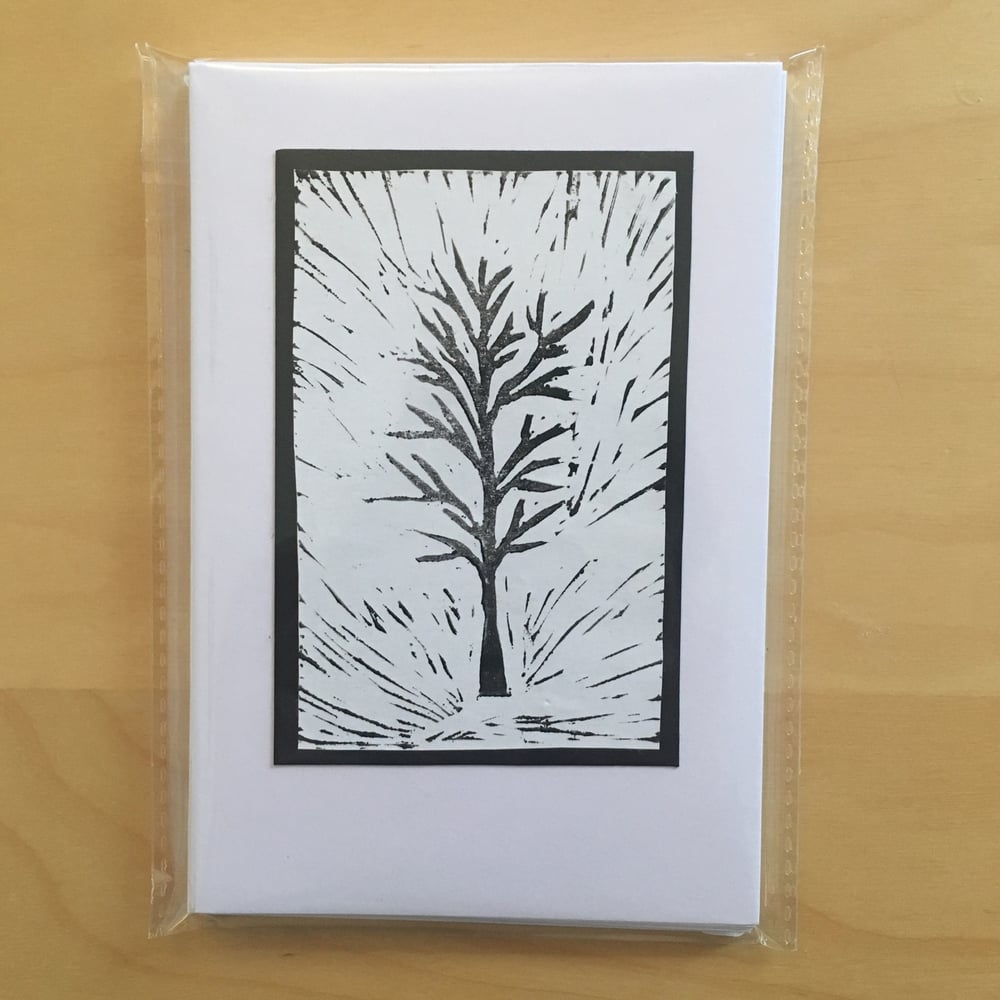 Image of December Tree ~ Christmas Card ~ Pack of 5