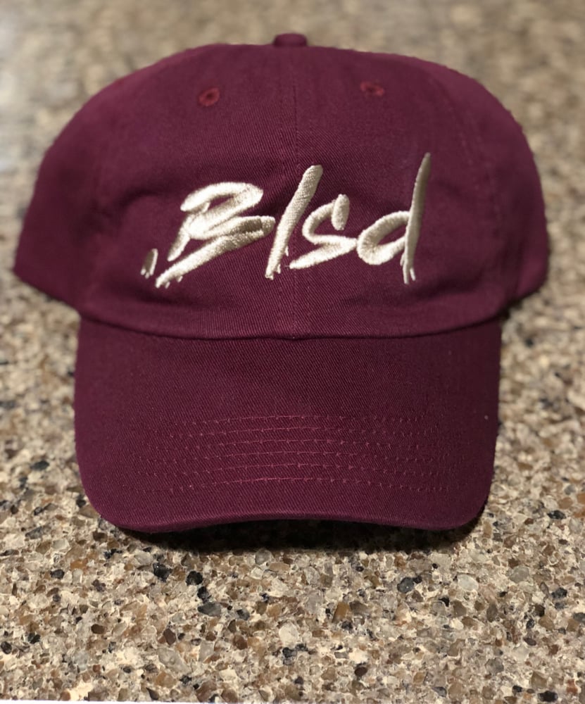 Image of Blsd Maroon/Khaki Dad Hat