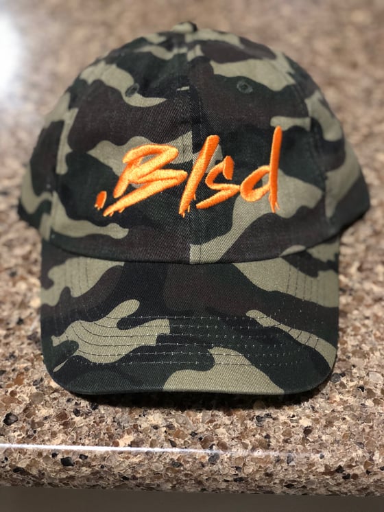 Image of Blsd Camo/Orange Dad Hat
