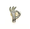 GOLD/EYE HAND PINS