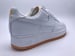 Image of NIKE AIR FORCE 1 "WHITE/WHITE-CNYN GLD (GUM O/S)"