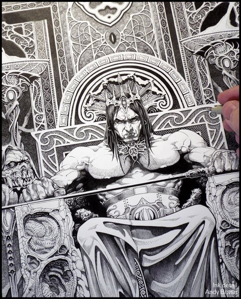 Image of Throne- 13x19 LIMITED Print (signed) <font color="chartreuse"></font>