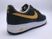 Image of NIKE AIR FORCE 1 "BLACK/UNIVERSITY GOLD"