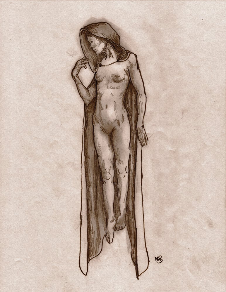 Image of Female Traveller print