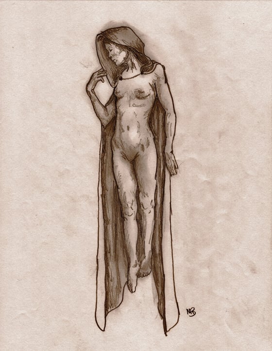 Image of Female Traveller print