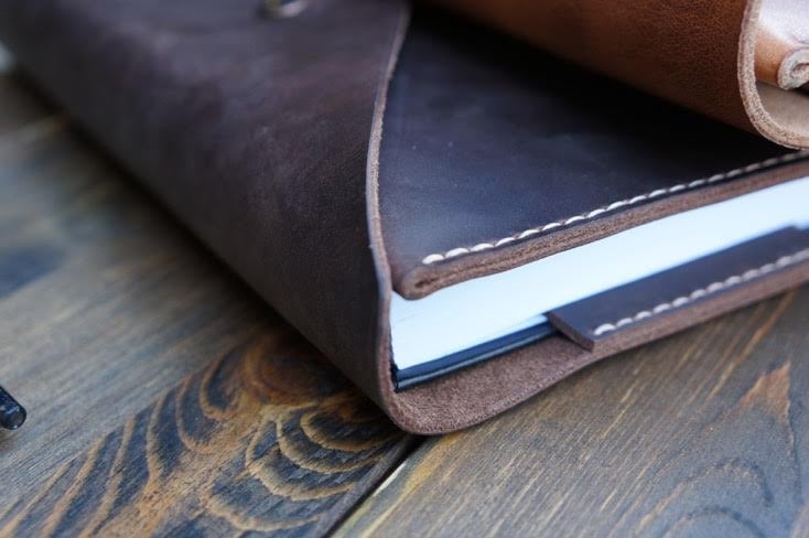 The Grove Leather Journal - Crazy Horse leather