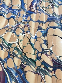 Image 5 of Marbled Paper #43 'Creamy Spanish Ripple'