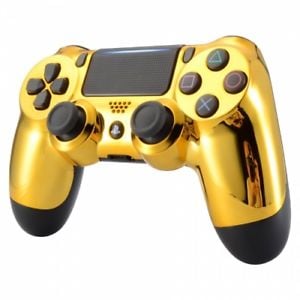gold sony ps4 controller