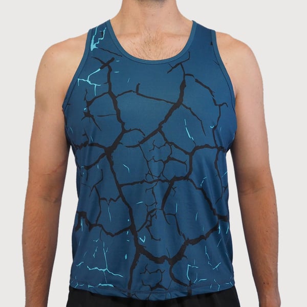 Men's Electra Active Singlet - mekong