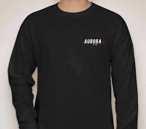 Image of Aurora & Champion Long Sleeve Black
