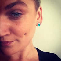 Image 1 of Náušnice Minis Grey&Color