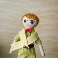 Image 2 of Tiny Handmade Le Petit Prince doll 5" tall dollhouse set