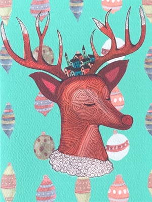 Image of Rudolph Christmas Cards - Pack of 8 w/Envelopes