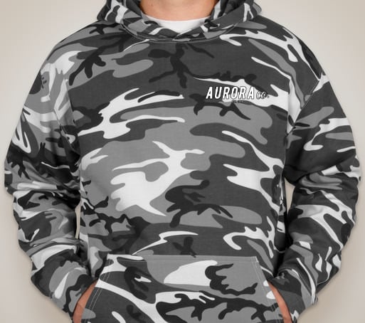 Image of Aurora & Code 5 Camo Pullover Hoodie