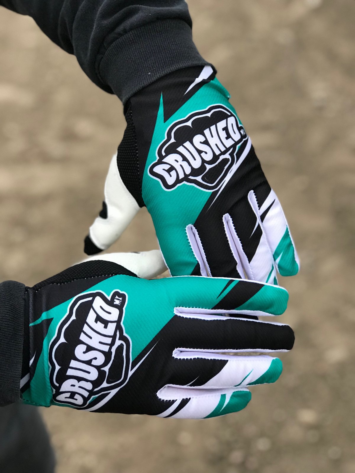 crushed mx gloves