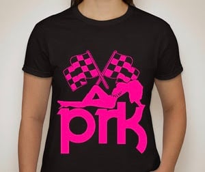 Image of Women Black & Pink PRK Graphic Tee