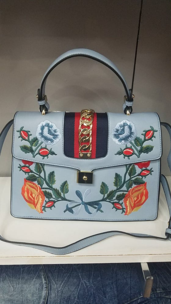 Image of Baby Blue Gucci Inspired Purse