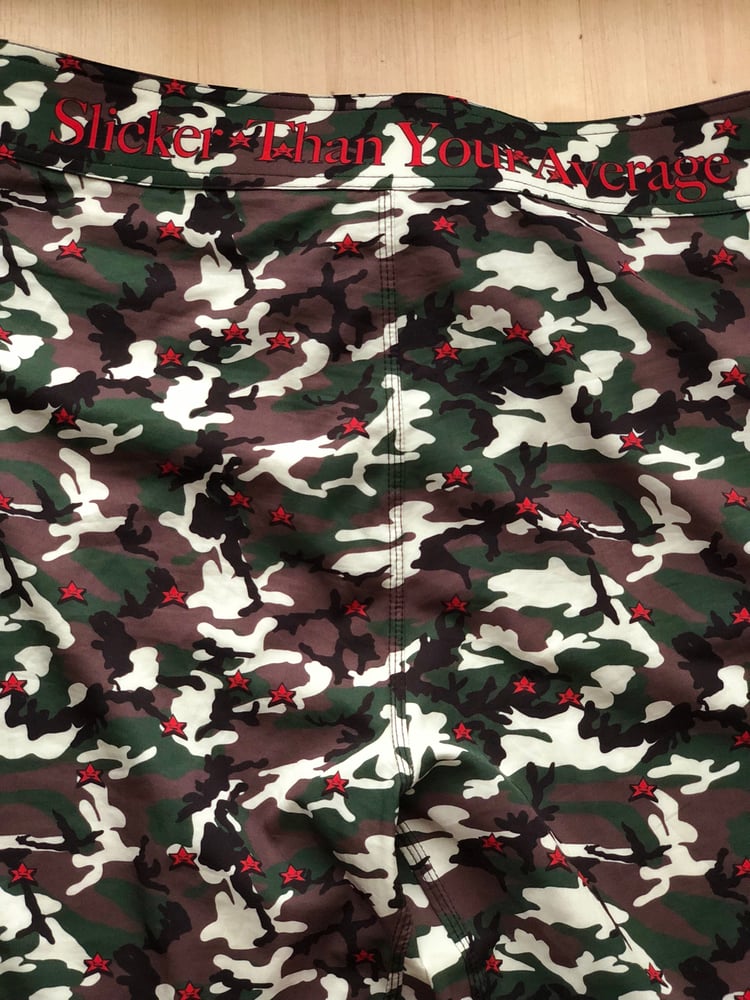 Image of Camo logo boardshorts