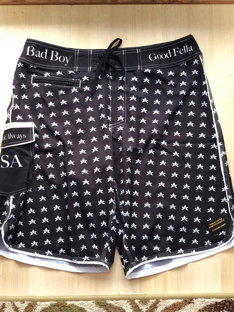 Image of Allover logo boardshorts