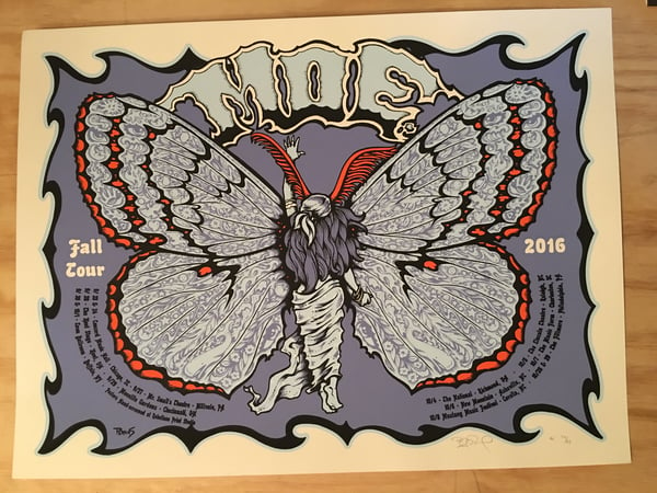 Image of MOE. Fall Tour official poster 2016