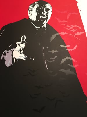 Image of "Prince of Darkness" - Christopher Lee Dracula art print