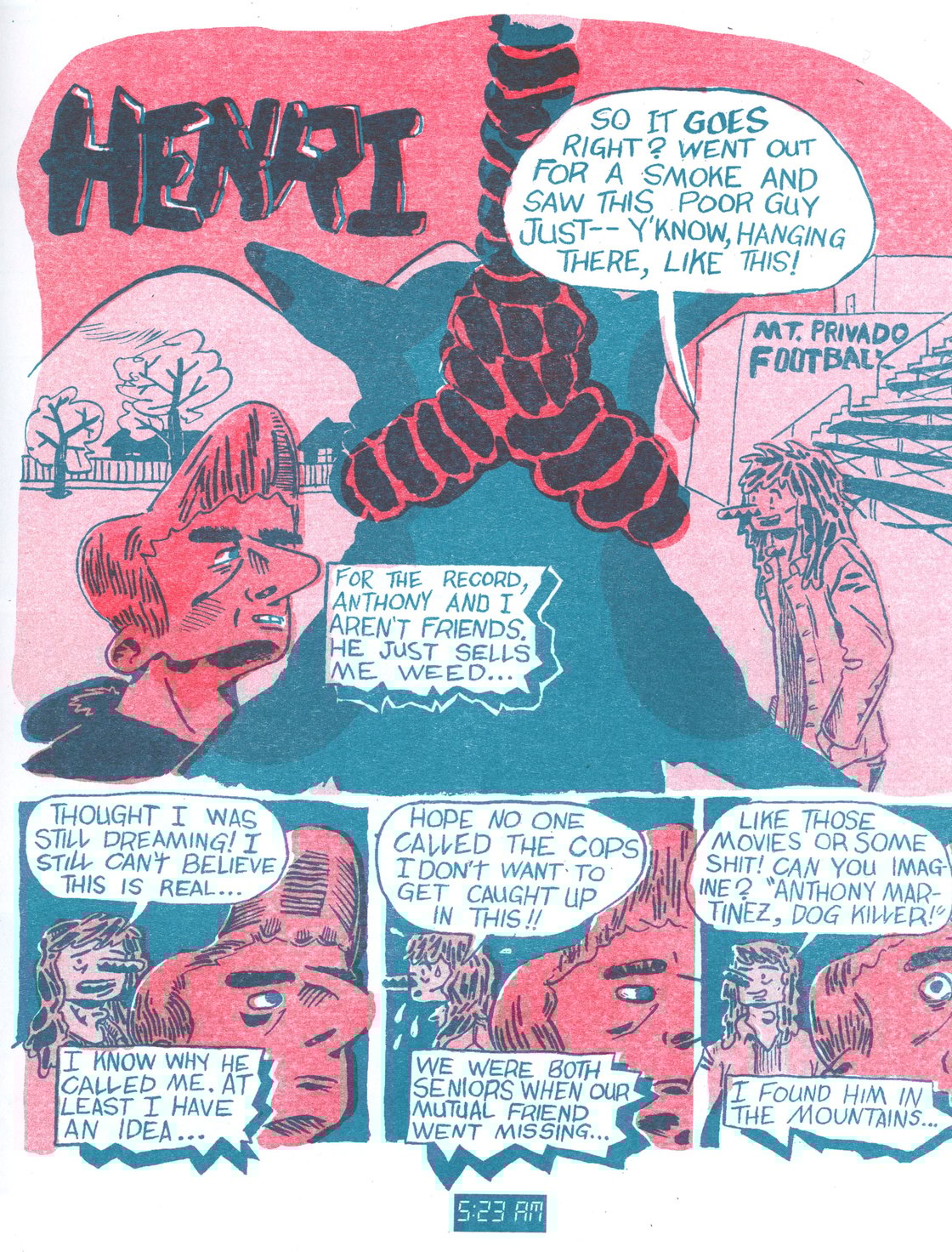 Image of THE GRIEVIN' OF MT. PRIVADO #1