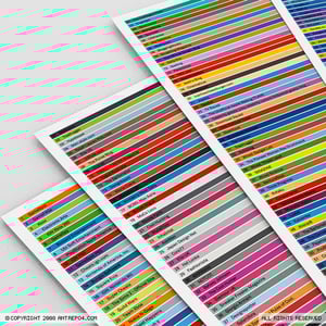 Image of Clickable Colors Poster Set (4 posters)
