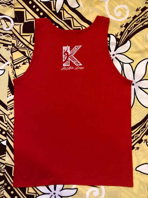 Image of All Tribal Red Tank Top