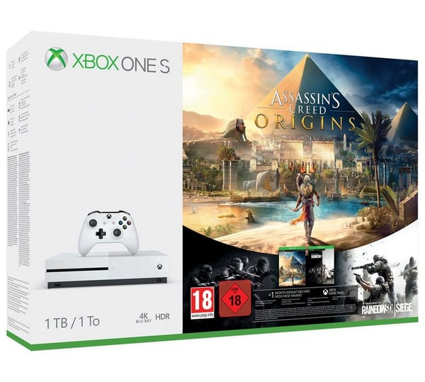 Image of Xbox One S 1TB Assassin's Creed Origins Bonus Bundle