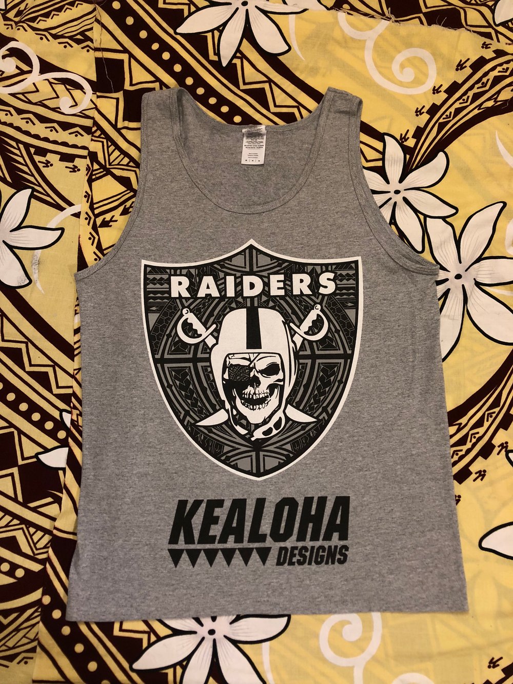 Image of Gray Skull Raiders Tank Top