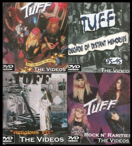 Image of TUFF Home DVD 4-pak, ALL factory DVDs, with inserts, See images for all info.