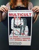 Image of Multicult, Gnaw, Opening Bell, The Austerity Program - show poster