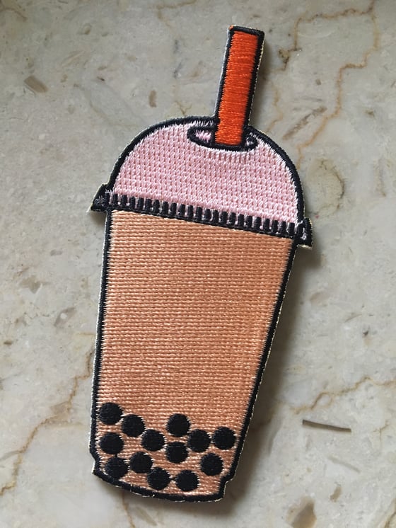 Image of Boba Tea Iron-On Patch