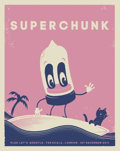 Image of SUPERCHUNK 2011 Gig Poster