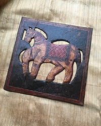 Image 2 of Metal Wall Decor camel and Horse