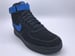 Image of NIKE AIR FORCE 1 HIGH CVS SC "BLACK/ROYAL"