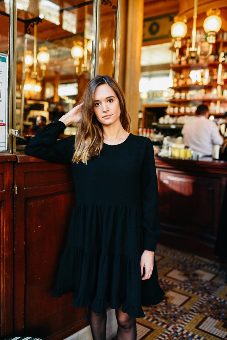 ROBE FEDERICA - NOIR Image 2