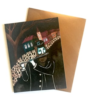 Image of Chanukah Card - Klezmer Flutist