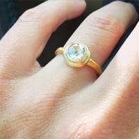 Image 3 of Rose Cut Multi faceted ring