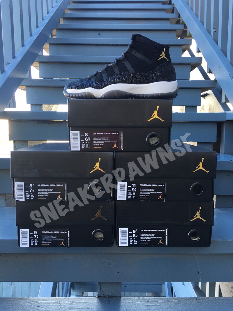 Image of Air Jordan Retro 11 "PRM Heiress Black Stingray"