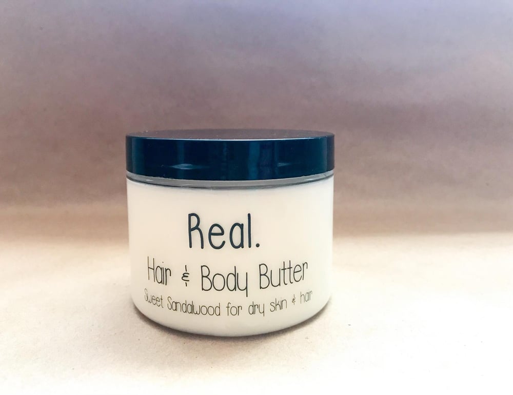 Image of 4 oz Real. Hair & Body Butter
