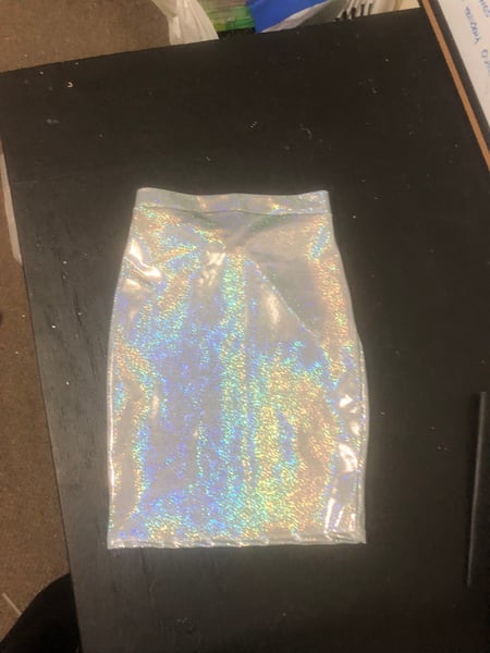 Image of Holographic skirt
