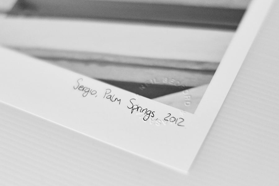SERGIO, PALM SPRINGS, 2012 *SIGNED*